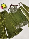 Kf 2116 Kalaai Fendy Satin Kurti With Bottom Dupatta
